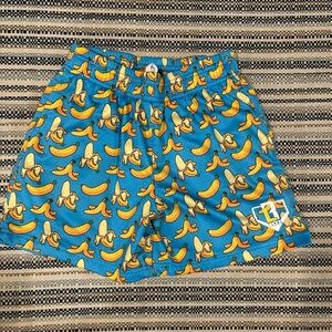Banana Print Boys Kids Shorts